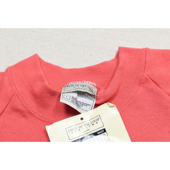 Vintage Fruit of the Loom Sweatshirt Mens Large Crewneck Pullover USA 90s Tag - Picture 8 of 8